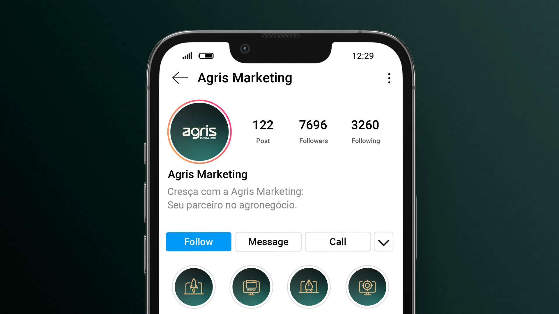 Agris — presença digital