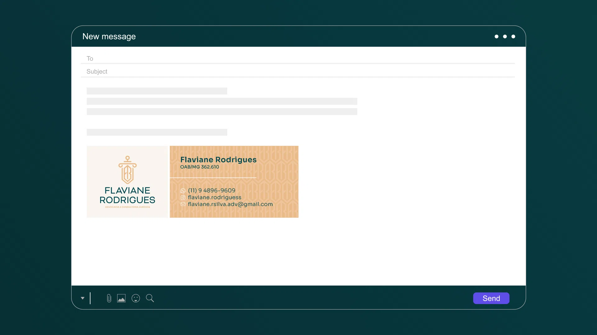 Flaviane Rodrigues — envelope