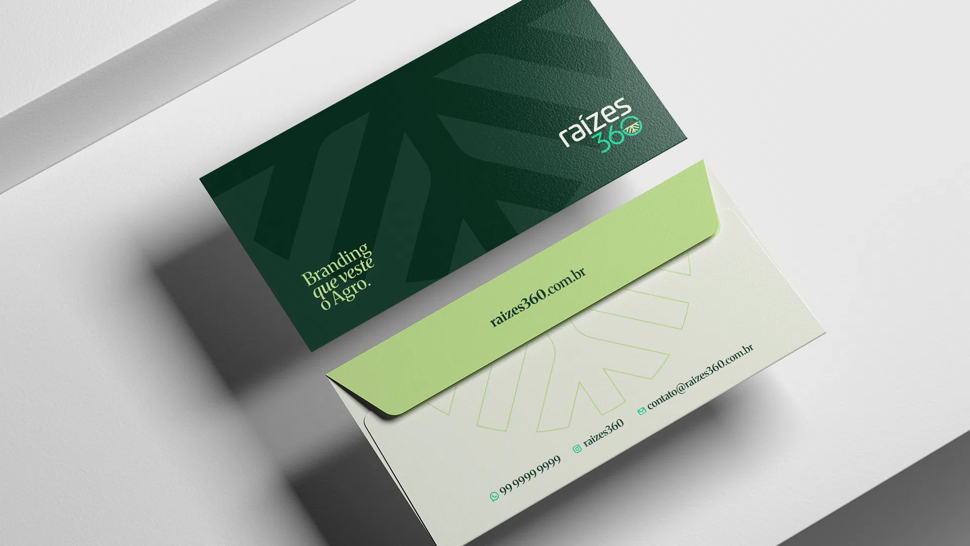 Raízes 360 — cartão de visita